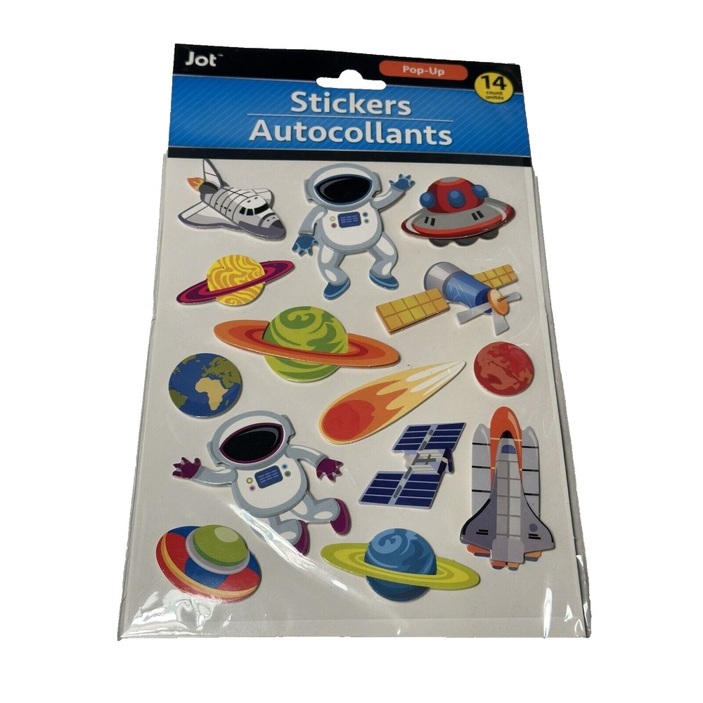 craft‎ stickers autocollants JOT pop up scrap book 14 count